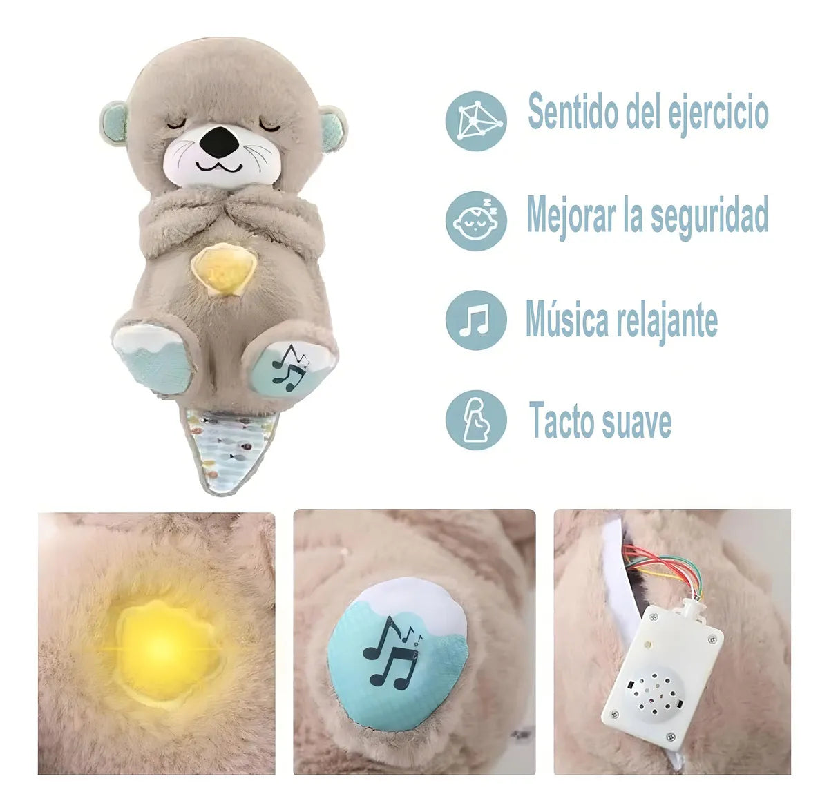 🐾 Peluche Nutria Calmante para Mascotas